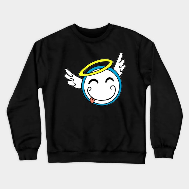 Little round Angel and Devil Crewneck Sweatshirt by Ferrell